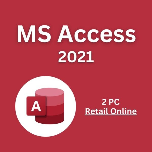 Access 2021 for 2 PCs (Retail)