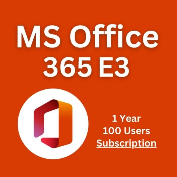 Microsoft Office 365 E3 100-User Subscription