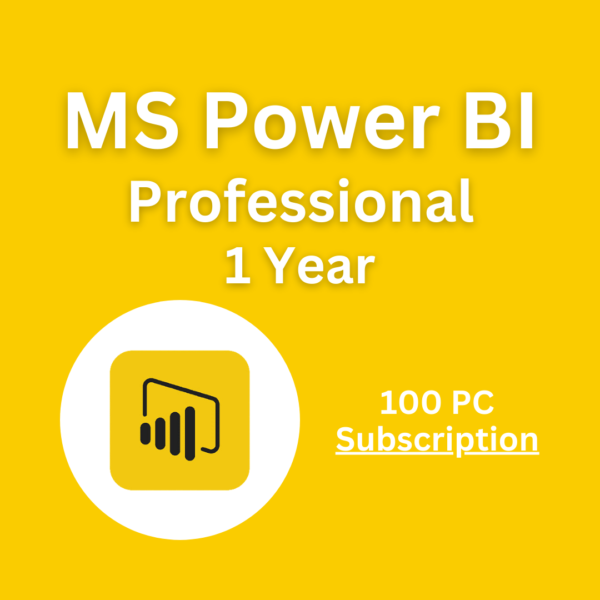 Power BI 100-User 1-Year Subscription