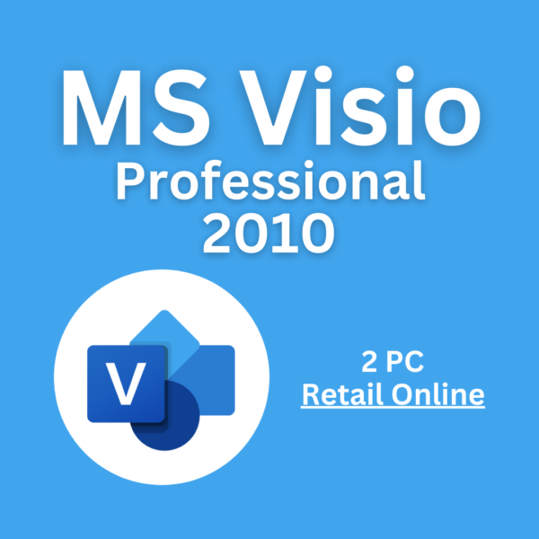 Visio 2010 Professional 2PC Retail Online