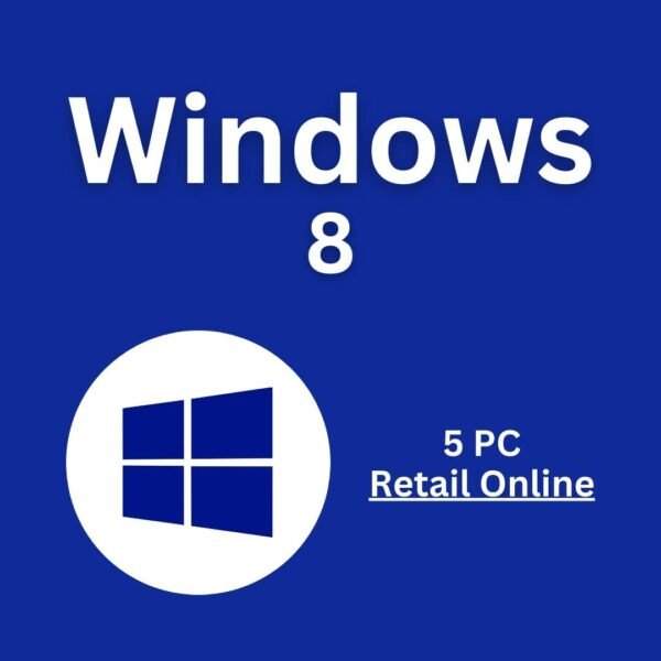 Windows 8 for 5 PCs (Retail)