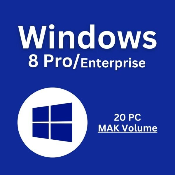 Windows 8 Pro/Enterprise 20PC Volume