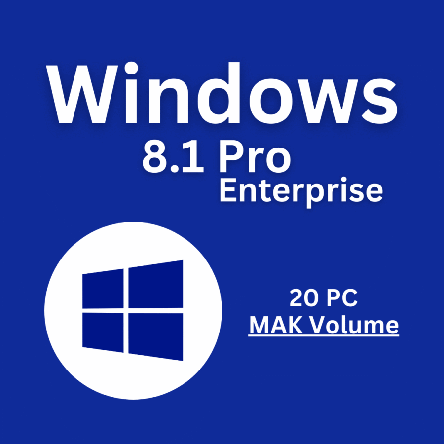 Windows 8.1 Pro/Enterprise 20PC Volume