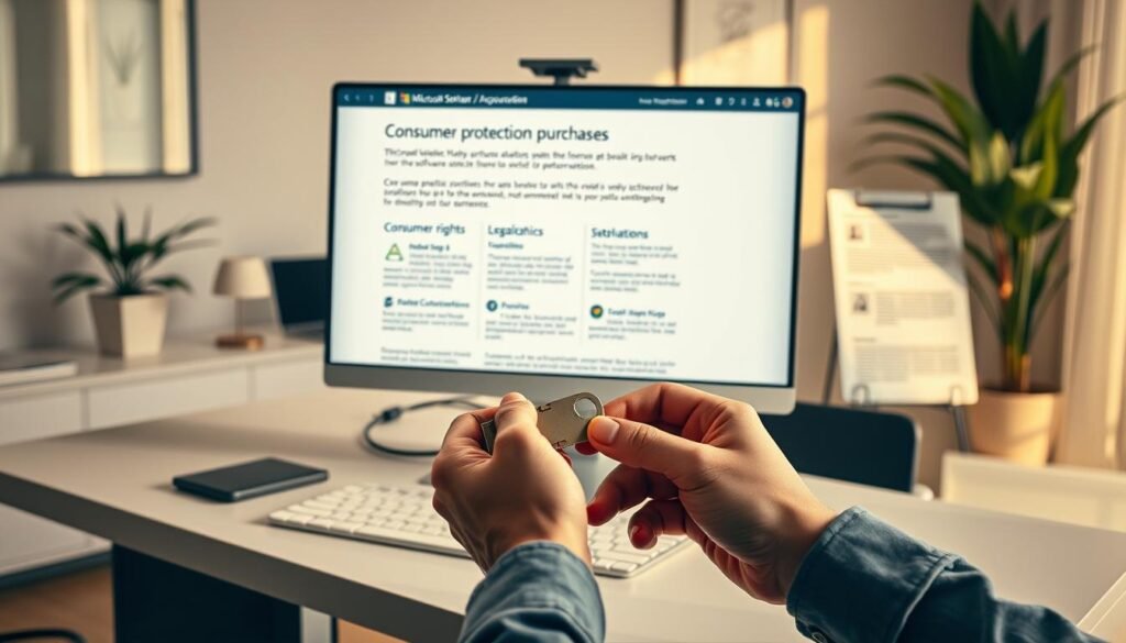 consumer protections when buying Microsoft keys