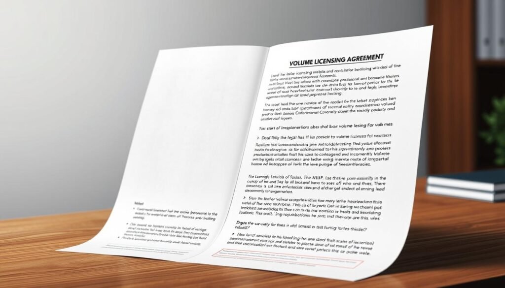 volume licensing agreement
