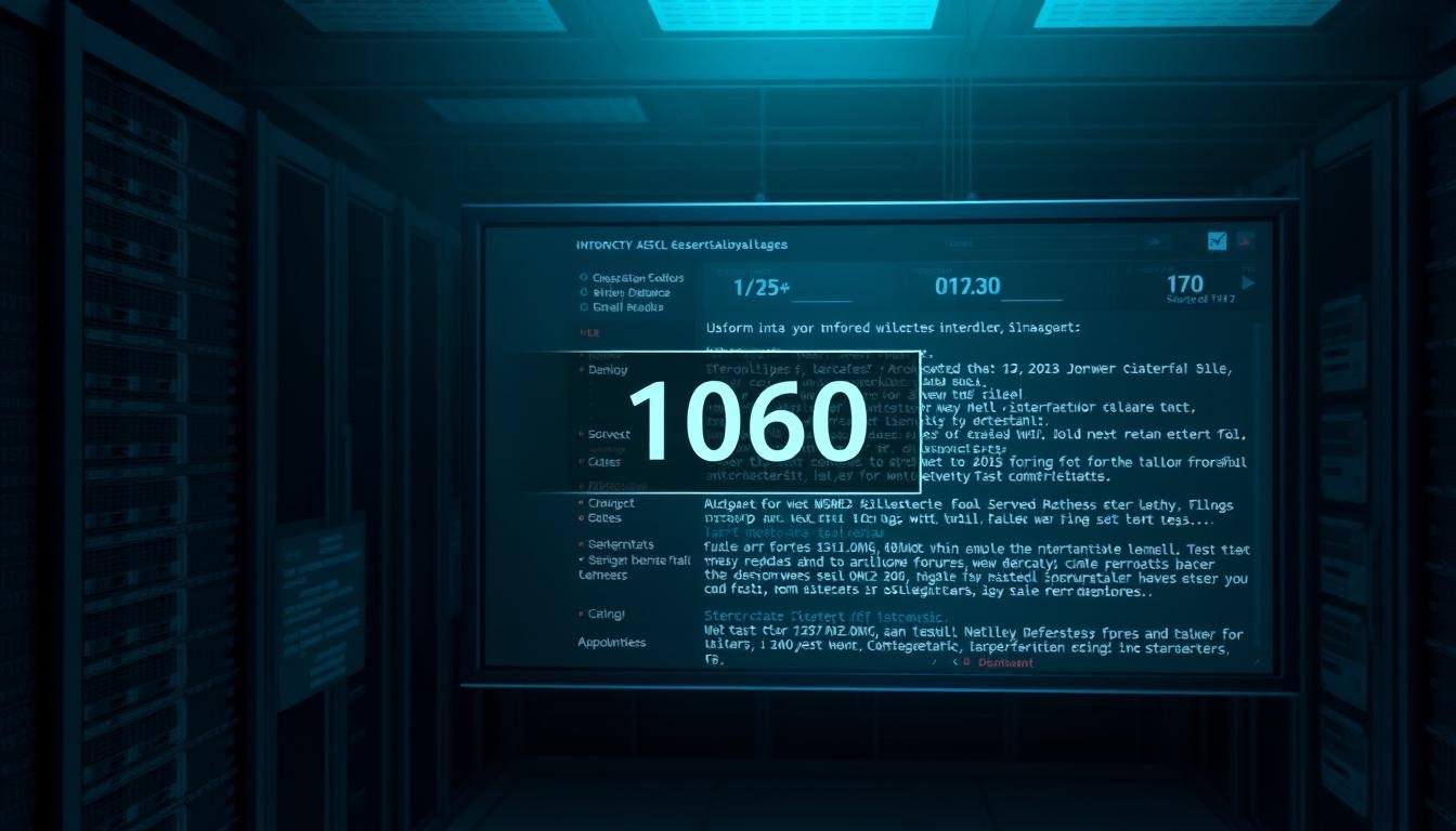what is error code 1060 in sql server